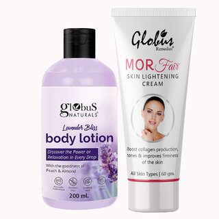 Globus Naturals Radiant Skin Care Combo Lavender Bliss Body Lotion Morfair Cream Globus Naturals Radiant Skin Care Combo Lavender Bliss Body Lotion Morfair Cream