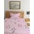 Ambra Linens 140 TC Cotton Single Cartoon Flat Bedsheet (Pack of 1, Baby Pink)