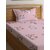 Ambra Linens 140 TC Cotton Single Cartoon Flat Bedsheet (Pack of 1, Baby Pink)