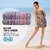 Ambra Linens Terry Cotton 500 GSM Beach, Bath Towel Set (Pack of 2)']