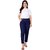 YUVAA Women's Regular Fit COTTON PANT ,Stunning Outfit with Boutique Dress Designs, Stylish Party Dresses(BLUE) |S|
