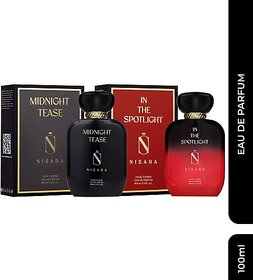 Nisara Midnight Tease    In The Spotlight Eau De Perfume 100ml X 2 Eau de Parfum  -  200 ml (For Women)