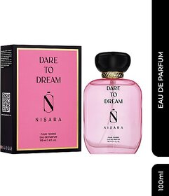 Nisara Dare to Dream Long Lasting Fine Fragrance Fruity Floral Woody Eau De Parfum Eau de Parfum  -  100 ml (For Women)