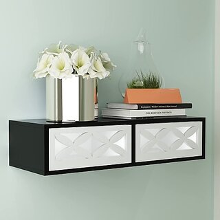 Onlinecraft Wooden Wall Self Wooden Wall Shelf (Number Of Shelves - 1, Black, White) Onlinecraft Wooden Wall Self Wooden Wall Shelf (Number Of Shelves - 1, Black, White)