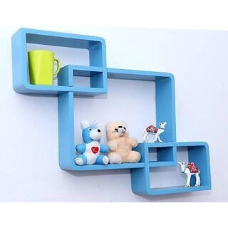 Onlinecraft Ch2756 Wooden Wall Shelf 3 Attach ( Blue) Wooden Wall Shelf (Number Of Shelves - 3, Blue) Onlinecraft Ch2756 Wooden Wall Shelf 3 Attach ( Blue) Wooden Wall Shelf (Number Of Shelves - 3, Blue)