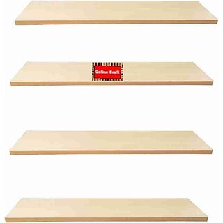 Onlinecrafts Wooden Wall Shelf Wooden Wall Shelf (Number Of Shelves - 4, Yellow) Onlinecrafts Wooden Wall Shelf Wooden Wall Shelf (Number Of Shelves - 4, Yellow)