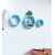 Onlinecracts Room Wall Decor Wooden Wall Shelf (Number Of Shelves - 3, Blue)