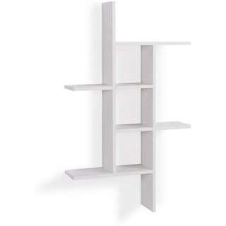 Onlinecrafts Wooden Wall Shelf (Whati) Manjil Wooden Wall Shelf (Number Of Shelves - 7, White) Onlinecrafts Wooden Wall Shelf (Whati) Manjil Wooden Wall Shelf (Number Of Shelves - 7, White)