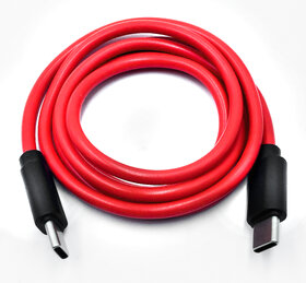 Twance TC22R PVC- Type C to Type C fast charging and data transfer Cable, 1.5M, Red