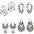 Canna India Oxideised Jewellery Alloy Jhumki Earring