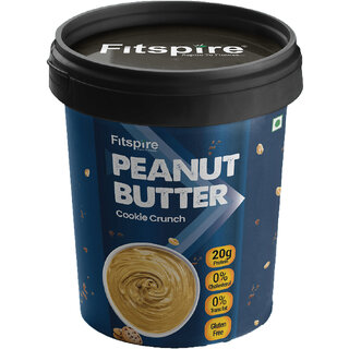 Fitspire Peanut butter cookie crunchy  - 400gm  23 gm protein  0 cholesterol  0 Trans fat  Giuten Free
