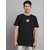 Sthulas Printed Men Round Neck Black T-Shirt