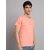 Sthulas Solid Men Round Neck Orange T-Shirt