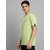 Sthulas Solid Men Round Neck Green T-Shirt