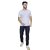 Mohave Solid Men Round Neck White T-Shirt