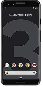 (Refurbished) Google Pixel 3 (Black, 4 GB RAM, 64 GB Storage) - Superb Condition, Like New