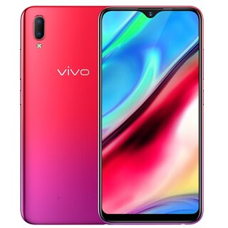                       (Refurbished) Vivo Y93 (Red, 6GB RAM, 128GB Storage) - Superb Condition, Like New                                              
