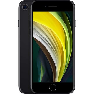                       (Refurbished) Apple iPhone SE2 (64 GB Storage, Black) - Superb Condition, Like New                                              