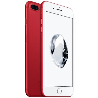                       (Refurbished) APPLE iPhone 7 Plus (128 GB Storage, Red) - Superb Condition, Like New                                              