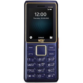 MTR S1500 (Dual Sim, 2.4 Inch Display, 3000 mAh Battery, Light Blue) MTR S1500 (Dual Sim, 2.4 Inch Display, 3000 mAh Battery, Light Blue)