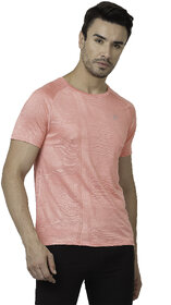 Xunner  Peach Active Wear Training T-Shirt For Men