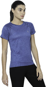 Xunner Blue Active Wear Training T-Shirt For Women