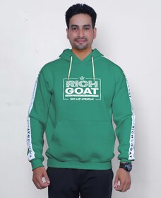 Richgoat Men Printed Green Sweatshirt