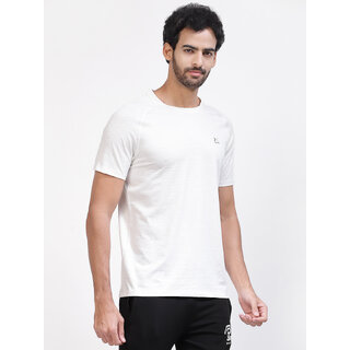                       Xunner  White Active Wear Essential Training T-Shirt For Men                                              