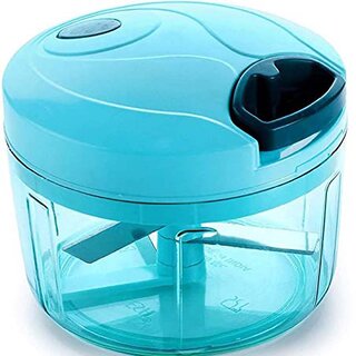                       Style Maniac Quick Multipurpose Manual Vegetable, Dry Fruit and Onion Handy Chopper                                              