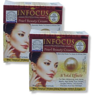 Infocus professional pearl beauty cream 18g (Pack of 2)