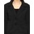 Roarers Black Poly Cotton Fleece Coat For Women