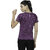 Xunner Purple Active Wear Training T-Shirt For Women