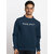 Richgoat Men Self Design Blue Sweatshirt