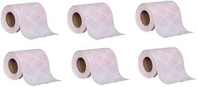 Brow Toilet Paper Roll 4 Ply 6 Rolls Pack 120 Pulls Red Impression Toilet Paper Roll (4 Ply, 120 Sheets)