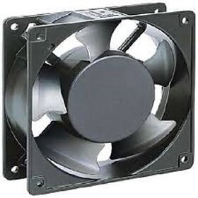 Brow Axial Cooling Fan 120 X 120 X 38 Mm 220 V Ac Panel Fan 110 Mm Exhaust Fan (Black)