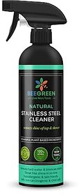 Beegreen Stainless Steel Cleaner - 500 ml| Removal of Lime Scale| 100% Natural And Plant based Ingredients | Non Toxic | Chemical Free | Alcohol And Sulphates Free | Family Safe