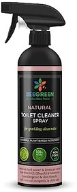 Beegreen Natural Toilet Cleaner Spray- 500 ml | Removal of Tough Stains And Bad Odor | Plant based Ingredients | Chemical Free | Sulphates And Paraben Free