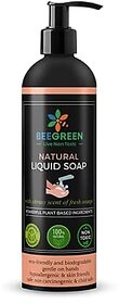 Beegreen Liquid Soap Orange- 500 ml | Eco-Friendly And Biodegradable |Safe For Sensitive Skin| 100% Natural And Plant based
