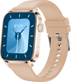 MAGIC with 1.85 HD Display, Bluetooth Calling, Music Playback, Multi Sports mode  Voice Assistance Smartwatch - Gold