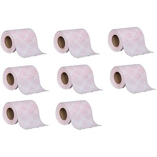 Brow Toilet Paper Roll 4 Ply 8 Rolls Pack 120 Pulls Red Impression Toilet Paper Roll (4 Ply, 120 Sheets)