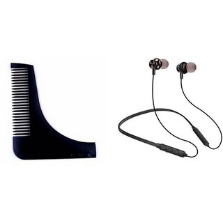 Style Maniac Beard Shaper Tool Comb Bluetooth Neckband Style Maniac Beard Shaper Tool Comb Bluetooth Neckband