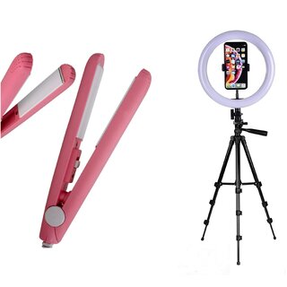                       Buy Exclusive Style Maniac Hair Straightener  6.5 Tripod  18 Inch Ring Light                                              