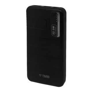                       TMB Electra-10 with 10000mAh (22.5W, Fast Charging) Lithium Polymer - Black                                              