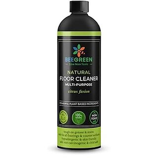 Beegreen Natural Floor Cleaner Multi-Purpose- 500 ml | Eco-Friendly And Biodegradable | Limescale Remover| 100% Plant based | Non Toxic | Chemical Free | Family Safe Beegreen Natural Floor Cleaner Multi-Purpose- 500 ml | Eco-Friendly And Biodegradable | Limescale Remover| 100% Plant based | Non Toxic | Chemical Free | Family Safe