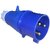 Brow Industrial Plug 32 Ampere 3 Pin Single Phase Three Pin Plug (Blue)