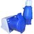Brow Industrial Plug 3 Pin 16 Amp Ip 44 (Single Phase) Industrial 3 Pin Plug Wire Connector (Blue, White, Pack Of 1)