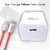 TMB Volt 1150 Travel Adapter with 30W Quick Charge Output 5.0A Mobile Charger included Detachable Cable - White