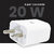 TMB Volt 1200 Travel Adapter with 20W PD Output - 5.0A Mobile Charger - White