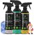 Beegreen BathBliss Kit 2 | Bathroom And Tile Cleaner Stainless Steel Cleaner Shower Glass Cleaner (Pack of 3)