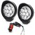 AUTOPOWERZ High Power Heavy Clamp and Strong CNC Metal Body LED Fog Lights with 12 LED Cap Set for Bikes and Cars (Light Color White)